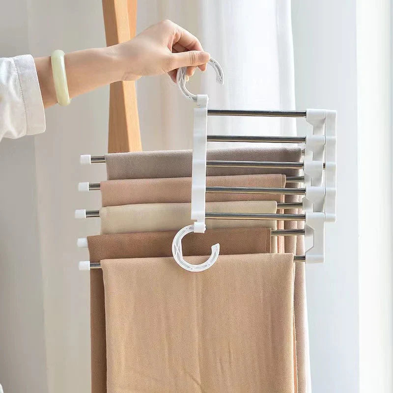 5-Tier Space-Saving Clothes Hanger for Neat Organization
