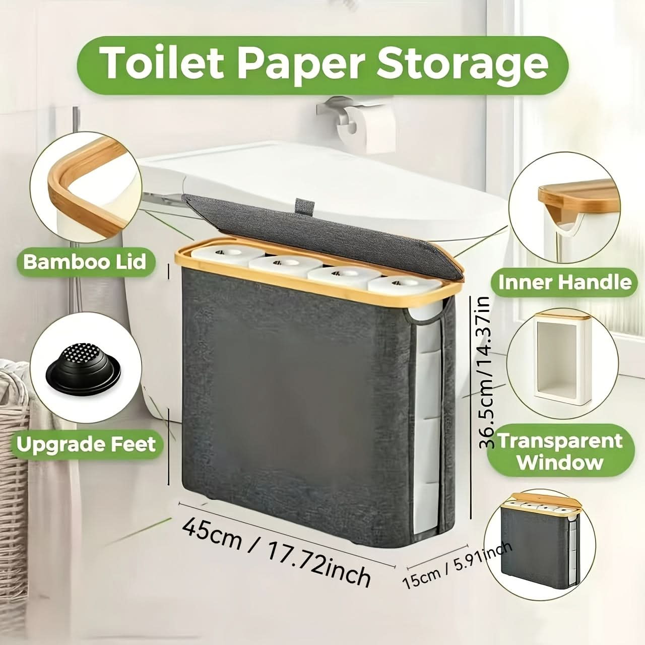 Freestanding Storage Organizer for Bathroom Essentials