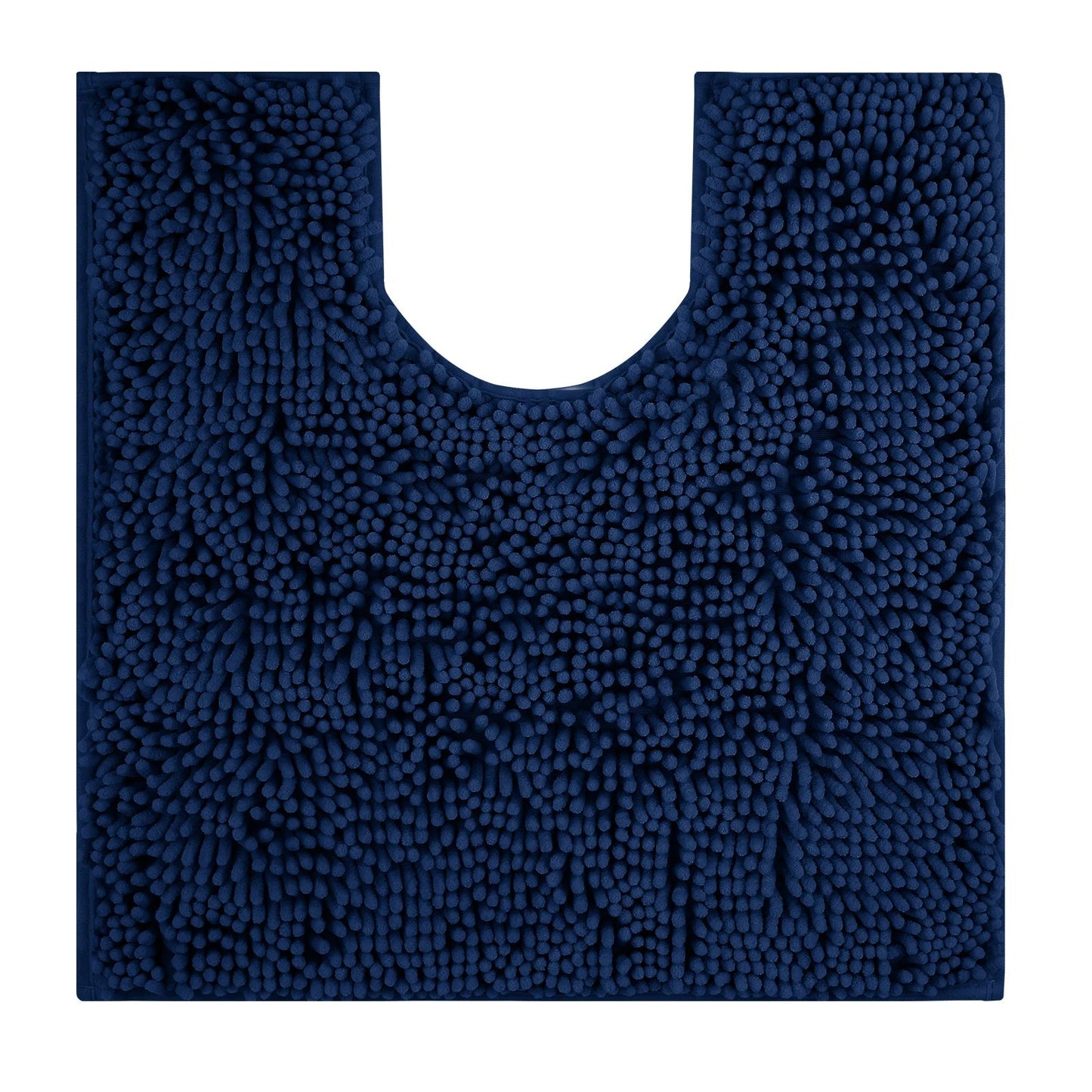 U-Shaped Toilet Mat – Chenille Bath Rug with High Absorbency, Non-Slip, Machine Washable, Soft and Cozy