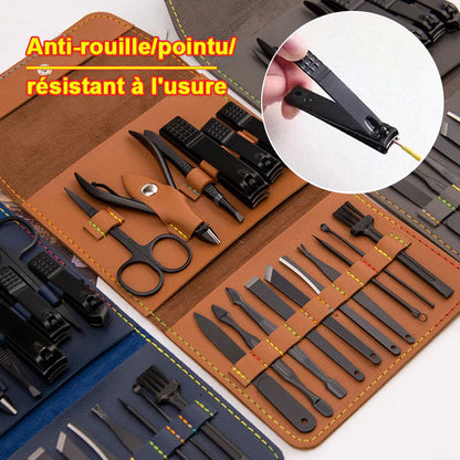Comprehensive 16-Piece Nail Care Toolkit