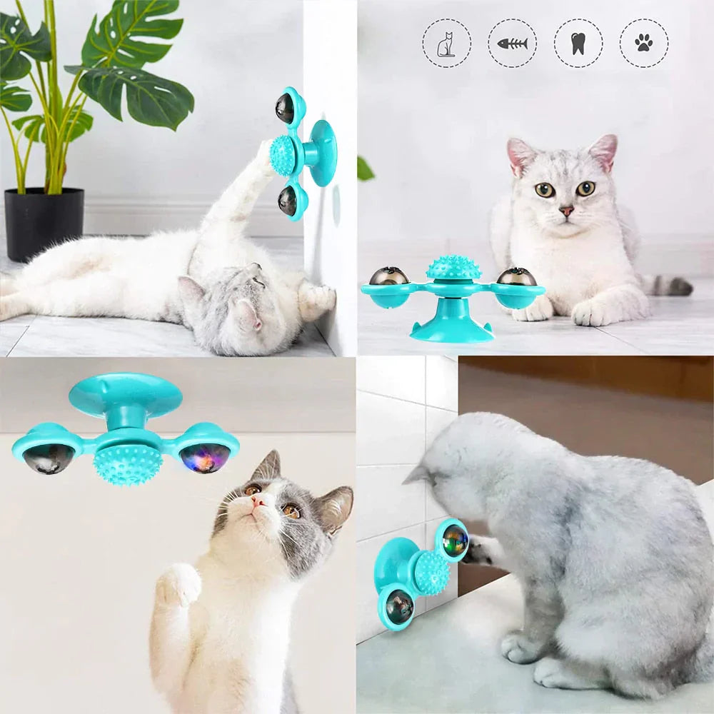Windmill Cat Toy – WhirlPlay Interactive Plaything