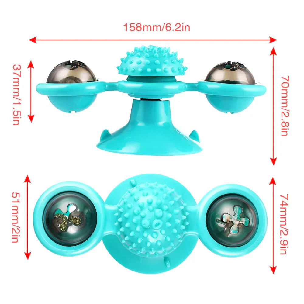 Windmill Cat Toy – WhirlPlay Interactive Plaything