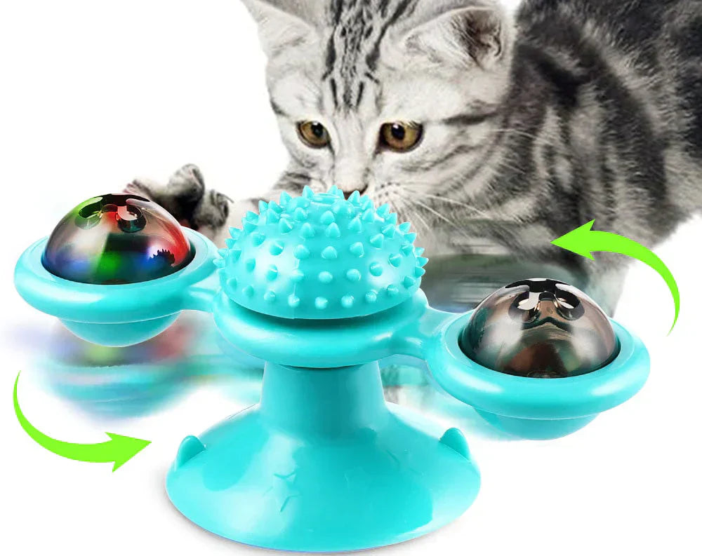 Windmill Cat Toy – WhirlPlay Interactive Plaything