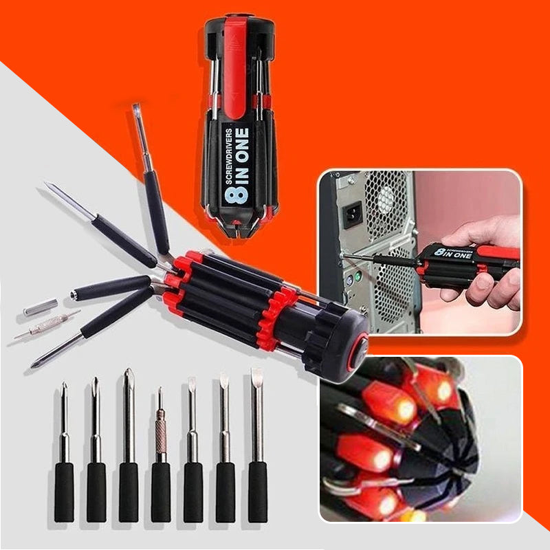 All-in-One Precision Screwdriver with LED Light