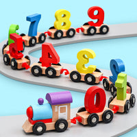 Alphanumeric train with hook
