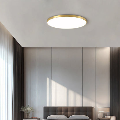 Minimalist Round LED Flush Mount Ceiling Light for Modern Kitchens