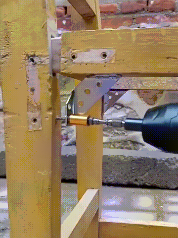 Stainless Steel Corner Bracket for Enhanced Furniture Stability