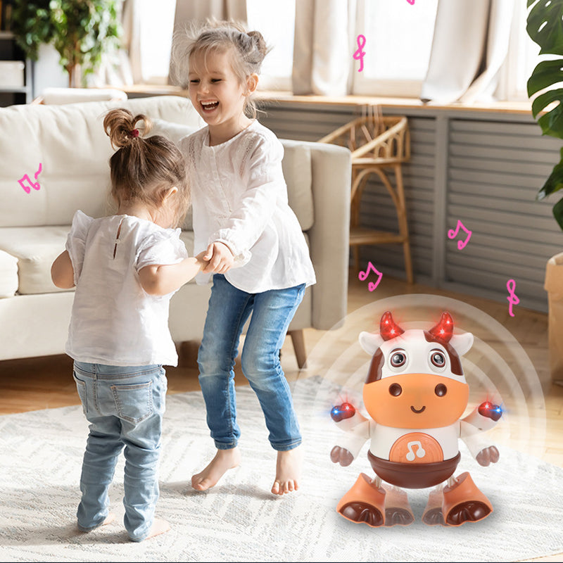 Interactive Musical Cow Toy for Infants