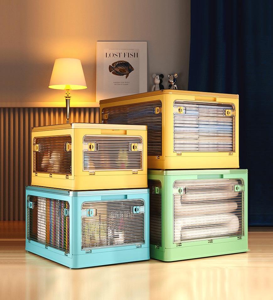 Versatile Collapsible Clear Storage Organizer