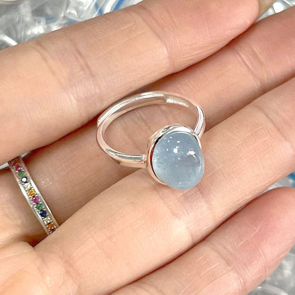 Ocean Breeze Silver Gemstone Ring