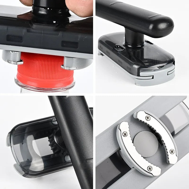 Versatile 3-in-1 Can, Bottle & Jar Opener | Comfortable Grip