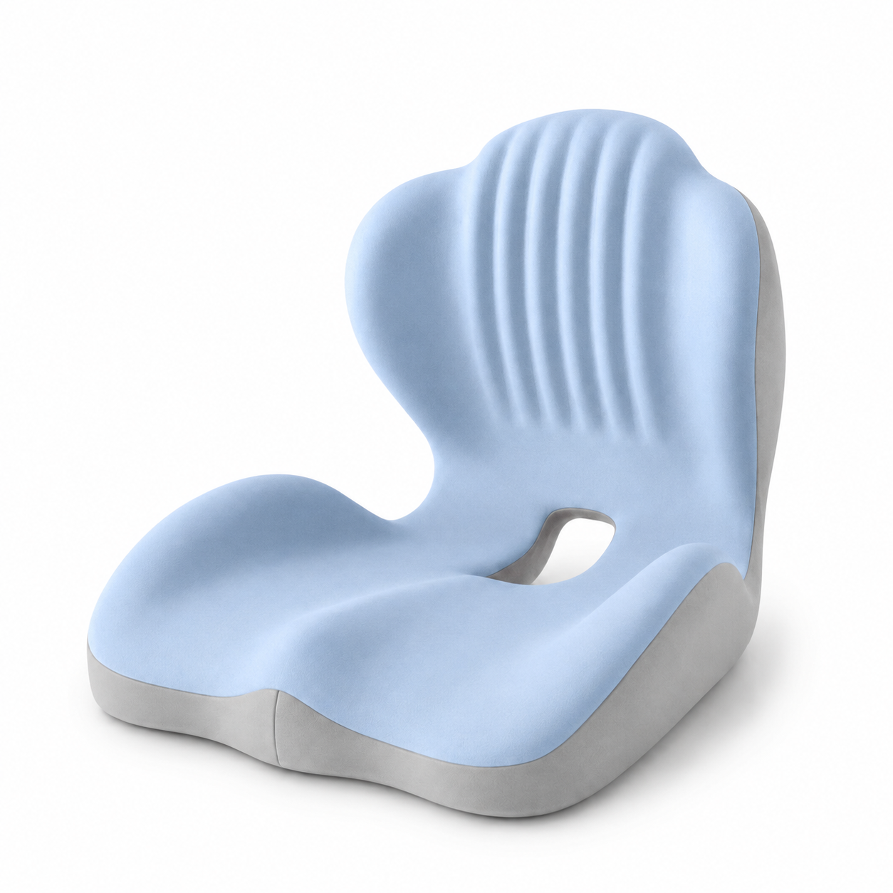 Ergonomic Seat Cushion with Back Support – Memory Foam for Office, Car, Home