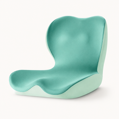 Memory Foam Seat Cushion with Back Support - L-Shaped, Washable Cover for Home, Office, and Car Chairs