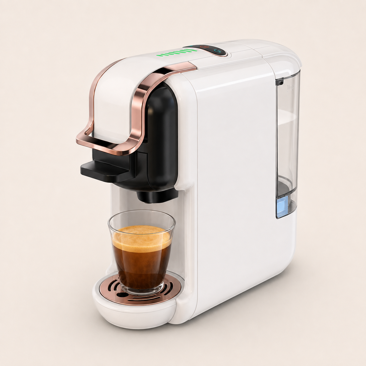 Versatile 5-in-1 Coffee Maker – Works with Nespresso, K-Cup, Dolce Gusto, ESE Pods, and Ground Coffee, 20-Bar Hot/Cold