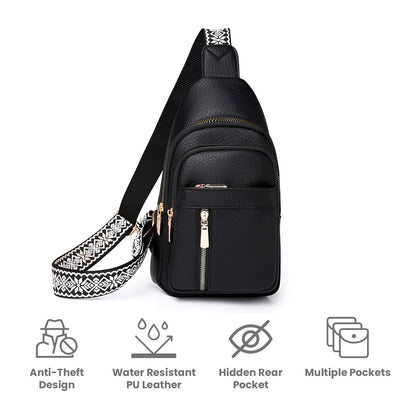 Chic Shoulder Bag with Stylish Theft Protection for Daily Use