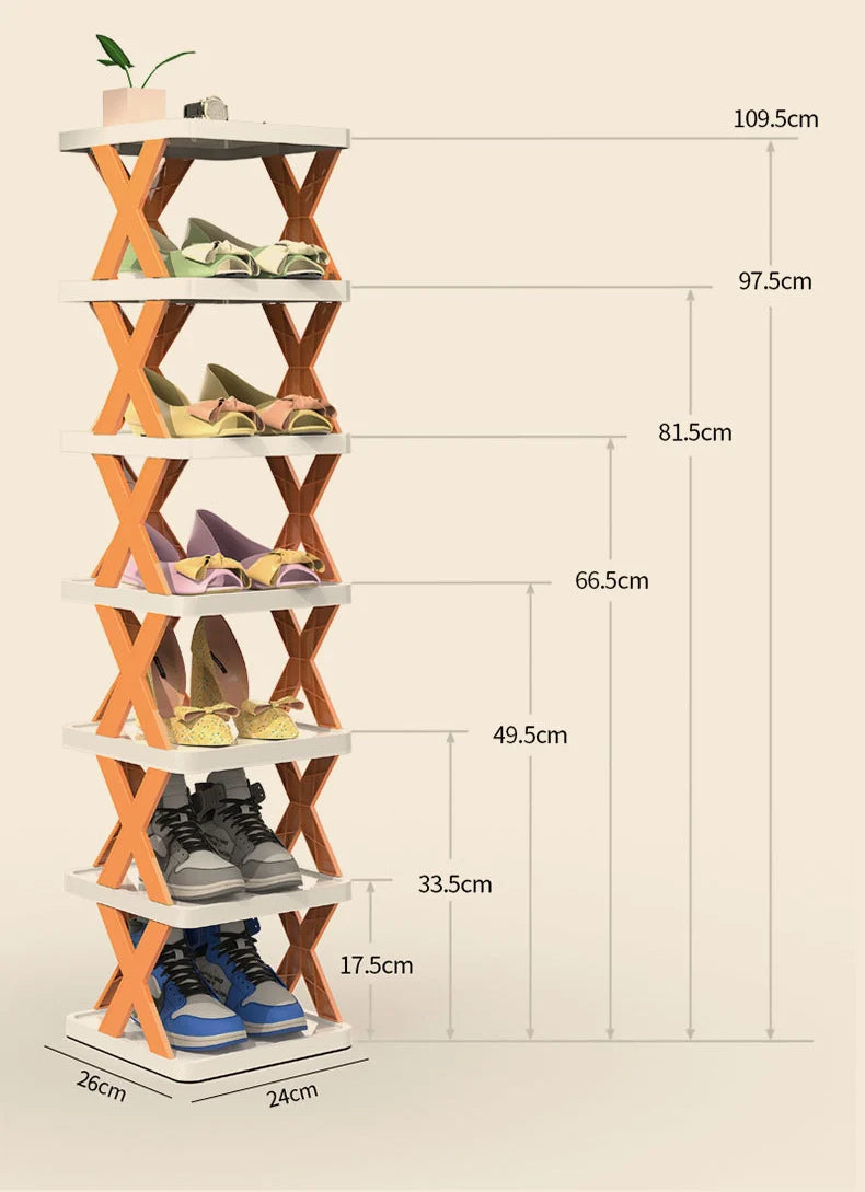 Chic Shoe Organizer for Space-Saving Style