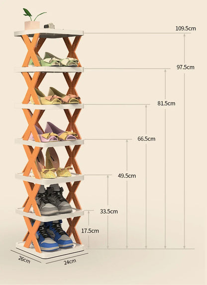Chic Shoe Organizer for Space-Saving Style