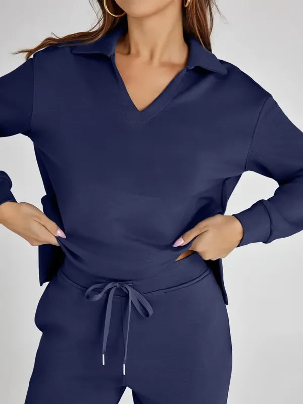 Cozy Hoodie Set in Violet | Stylish and Comfortable Lounge Wear