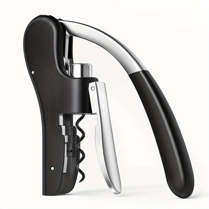 Effortless Wine Opener with Lever Action & Ergonomic Grip
