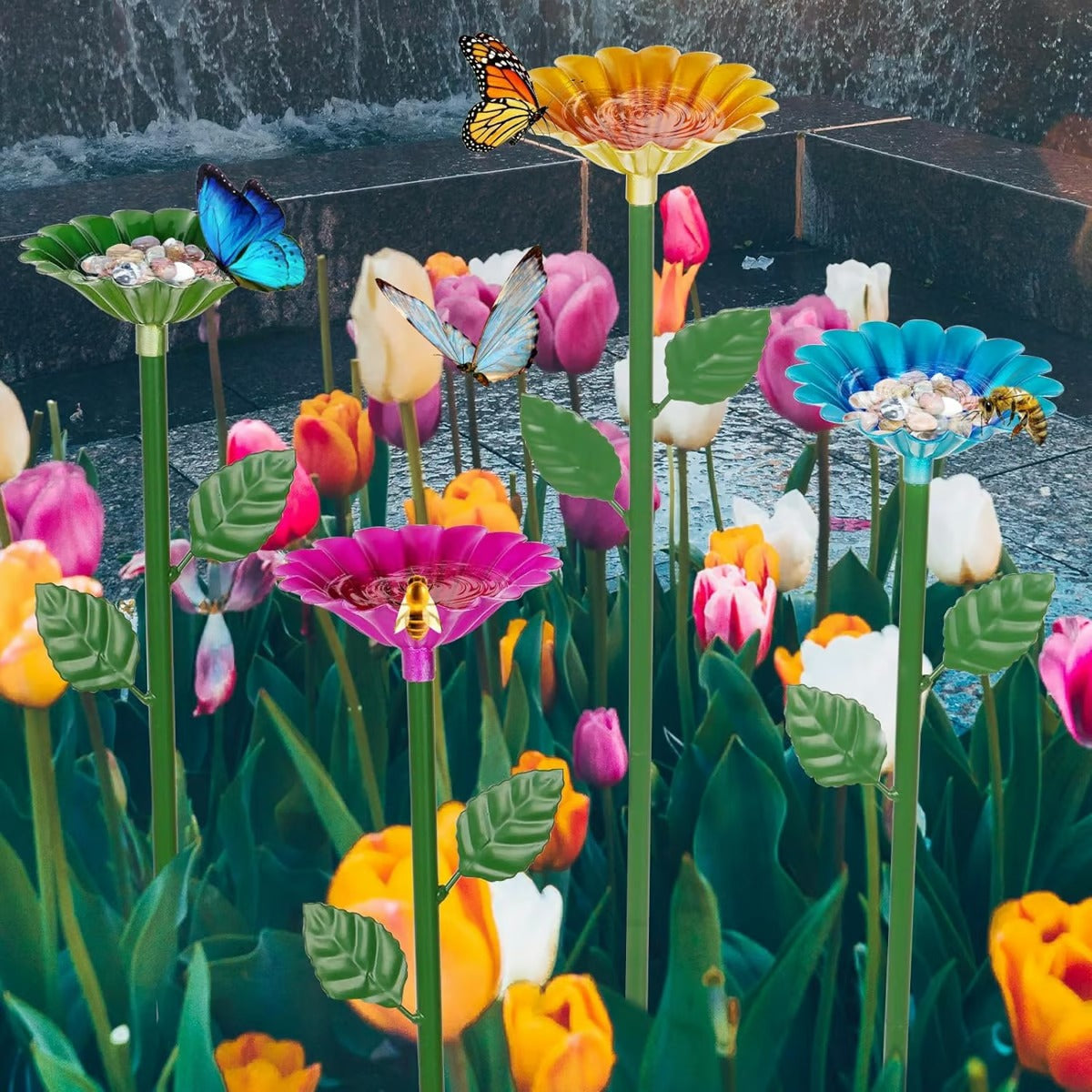 Pollinator Haven - Attracts Bees & Butterflies with Refreshing Oasis