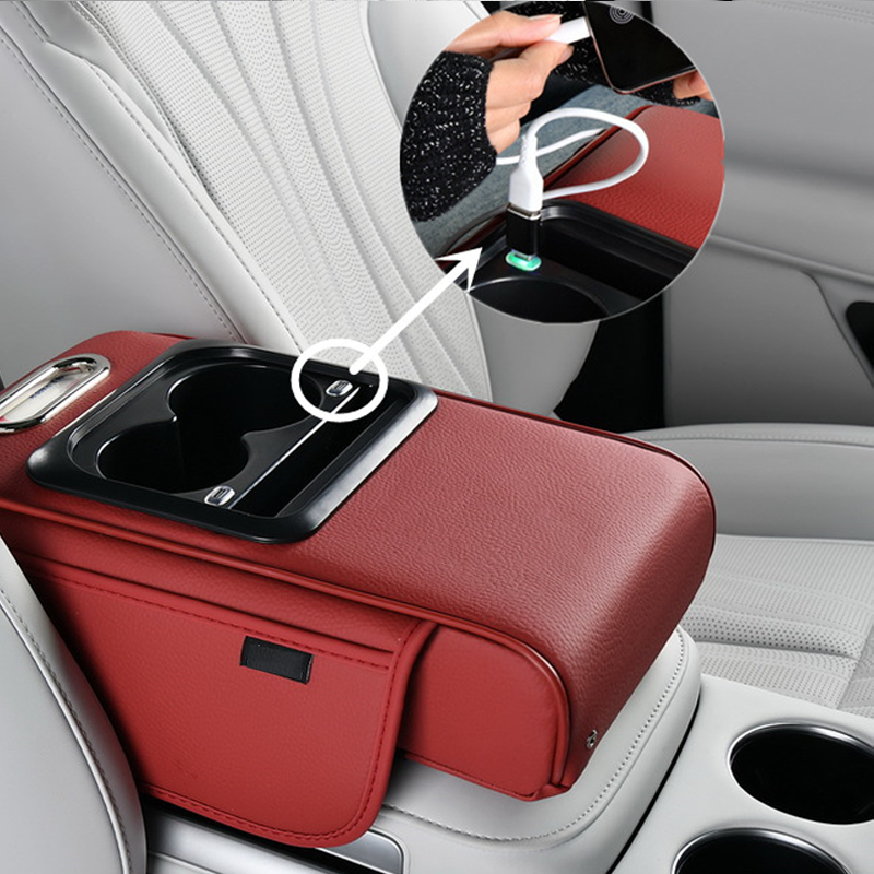 Comfortable Car Seat Organizer and Charger for Long Trips