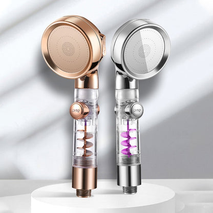 3-Function High-Pressure Showerhead for Ultimate Comfort