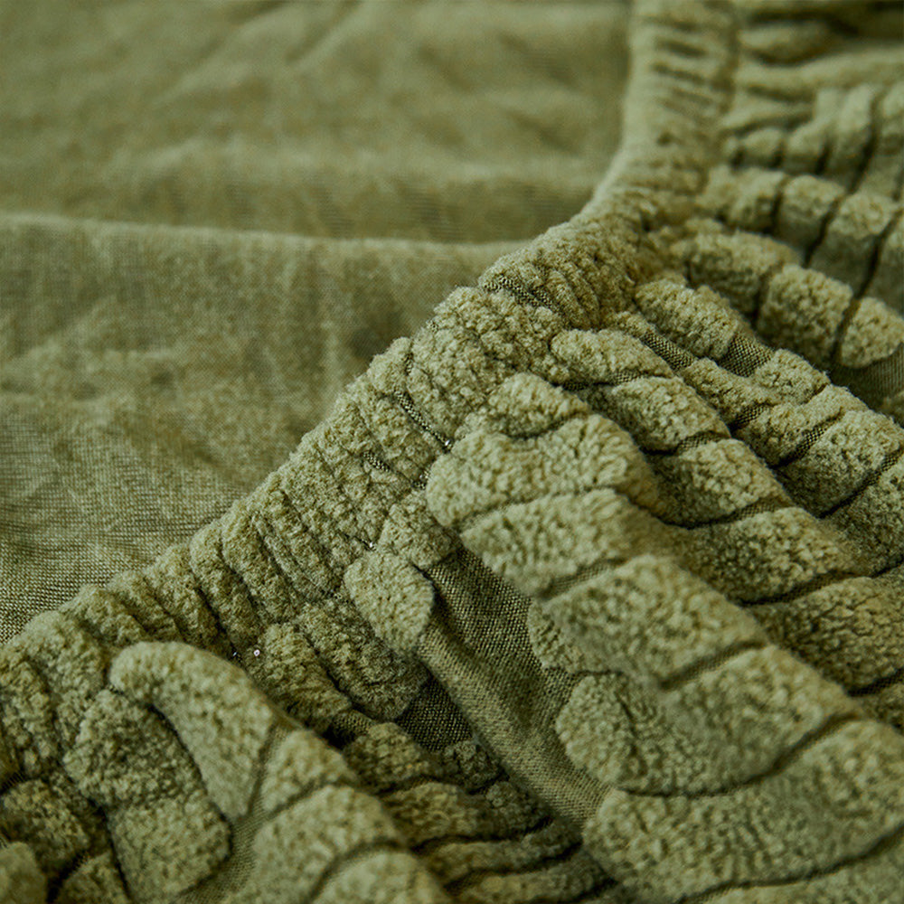 Waterproof Sofa Protector with Tropical Leaf Design – Elastic, Scratch-Resistant, Full Coverage