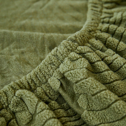 Waterproof Sofa Protector with Tropical Leaf Design – Elastic, Scratch-Resistant, Full Coverage