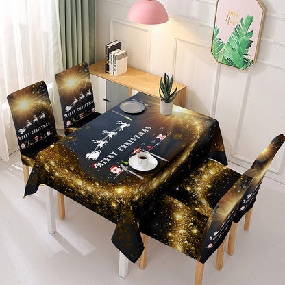 Sustainable Holiday Tablecloth – Festive Design for Christmas Dining