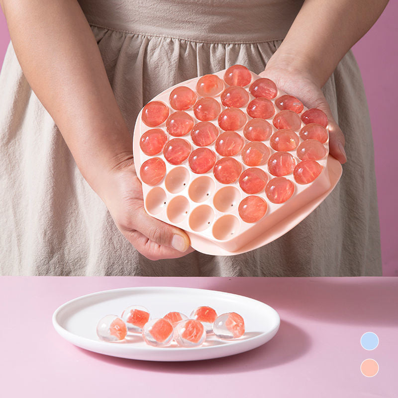 Creative Sphere Ice Cube Tray | 37-Cavity, Leak-Proof & Food Safe