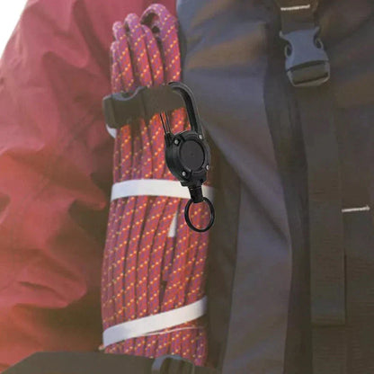 Outdoor Wire Rope Key Holder with Automatic Retractable Function
