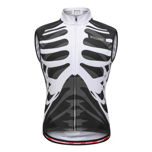 High-Quality Bicycle Jersey featuring Skeleton Design