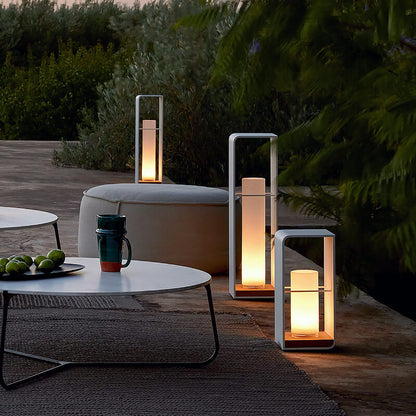 Modern Square Garden Light for Outdoor Pathway Illumination