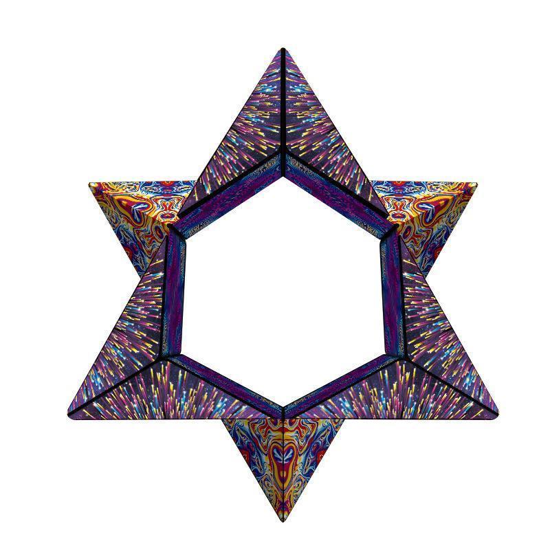 Transformable Magnetic Puzzle Cube with Interchangeable Pieces