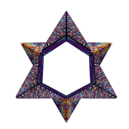 Transformable Magnetic Puzzle Cube with Interchangeable Pieces