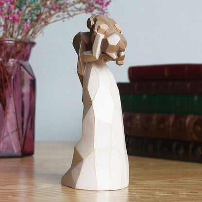 Friendship Dog Sculpture - Angel Figurine Memorial
