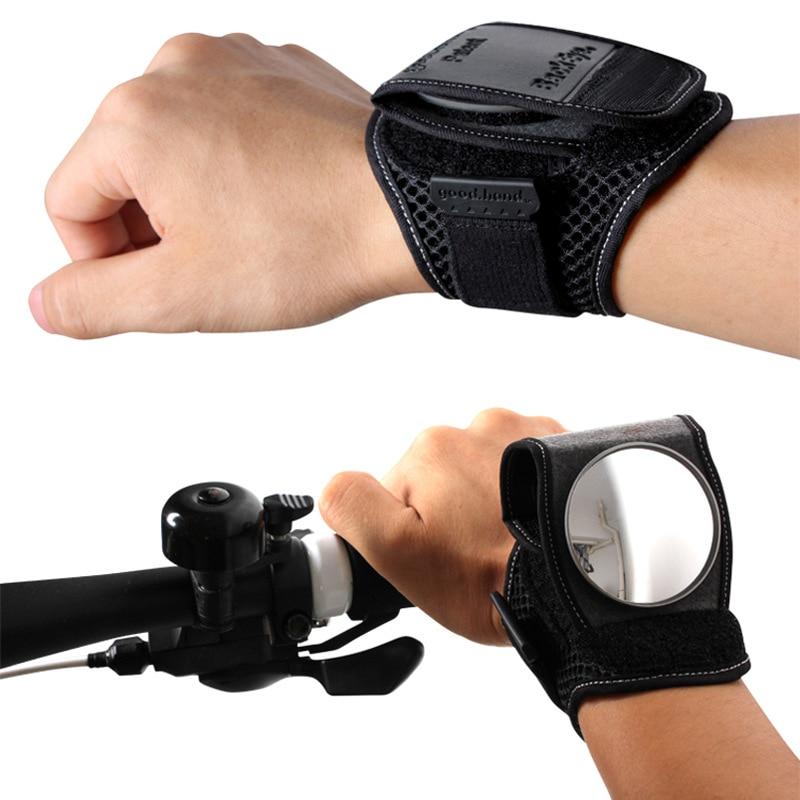 Wrist-Mounted Rear View Mirror for Safe Cycling
