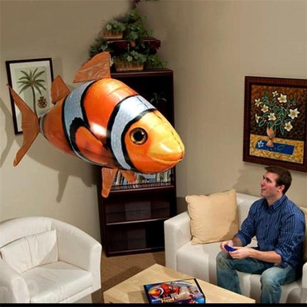 Remote-Controlled Fish Blimp Air Toy