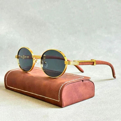 Retro Series Wooden Sunglasses - BlissGlow Style