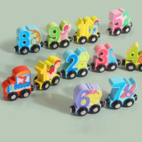 Magnetic digital dinosaur train