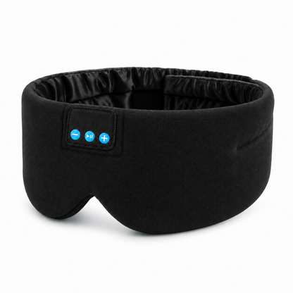 Wireless Music Eye Mask with HD Audio, Silk Fabric, Bluetooth & 12h Battery
