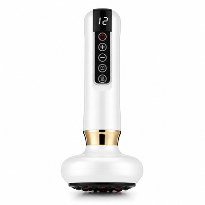 Cordless Electric Cupping Massager with 12 Suction Levels & Infrared Heat