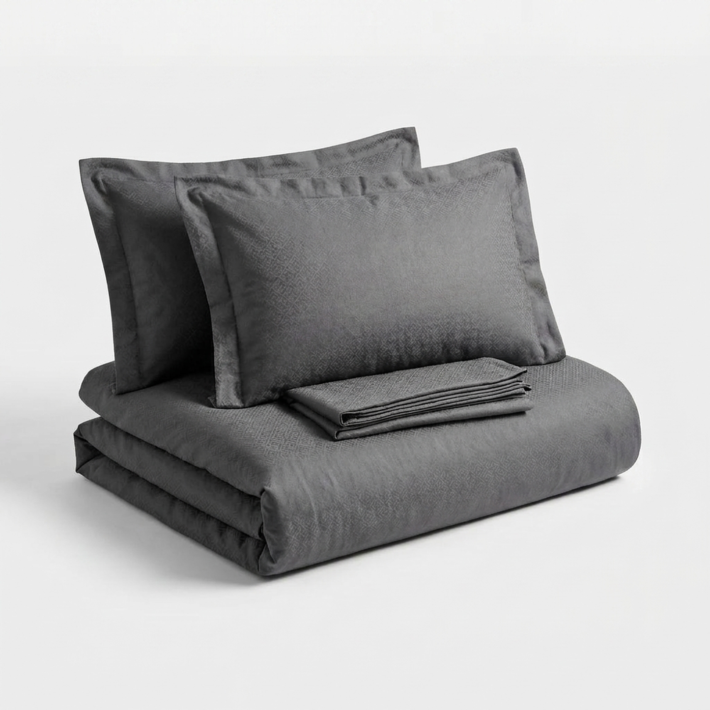 Jacquard Bedding Set for Bold Style in Dark Weave