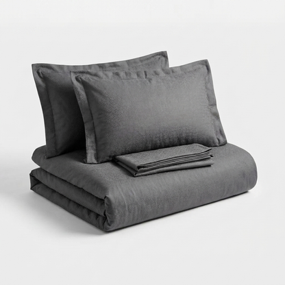 Jacquard Bedding Set for Bold Style in Dark Weave