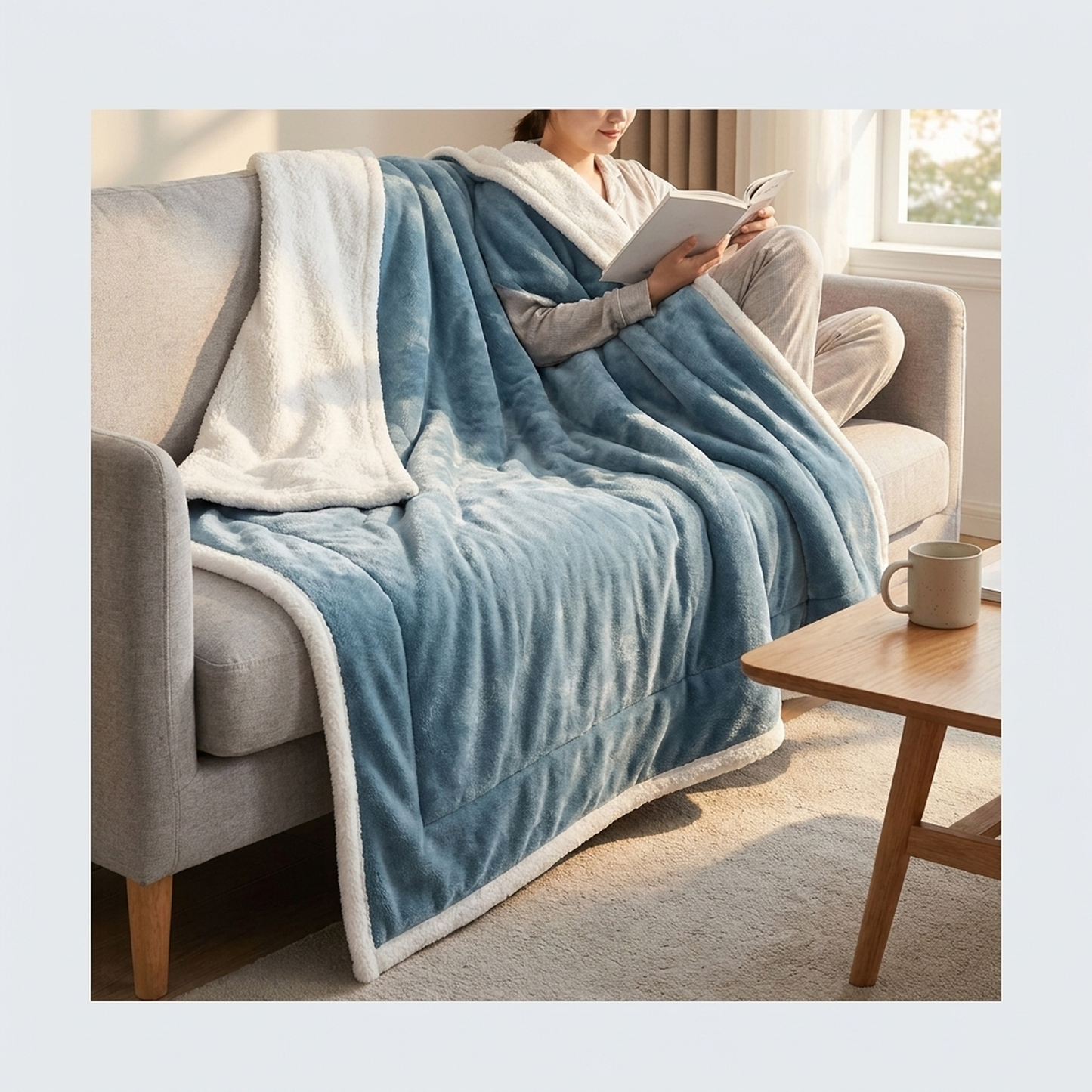Fleece Throw Blanket for Warm and Cozy Winter Comfort