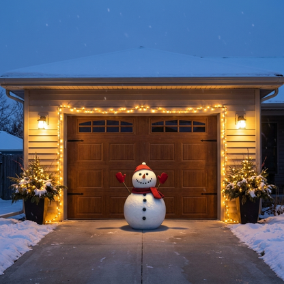 Seasonal Home Decor - Festive Snowman Winter Cover