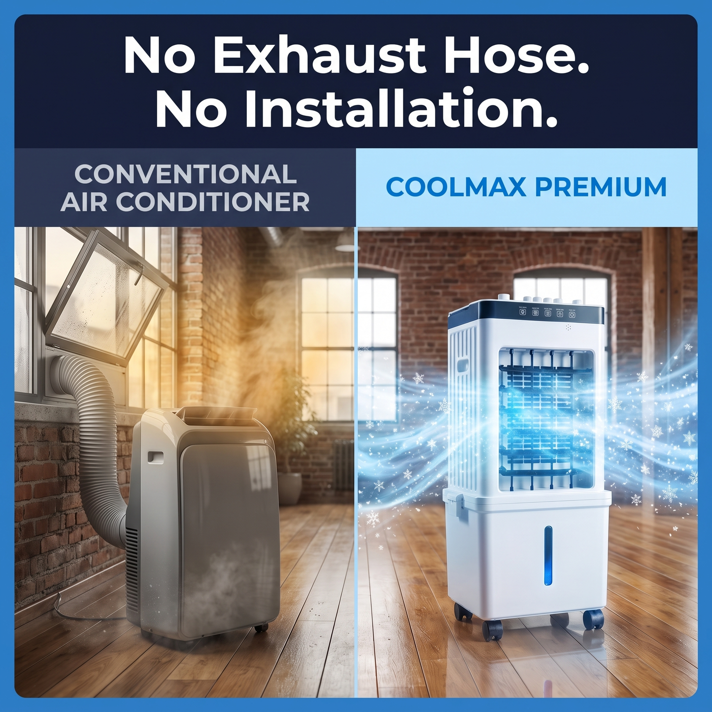 Portable Air Cooler for Comfortable Cooling – No Installation Needed