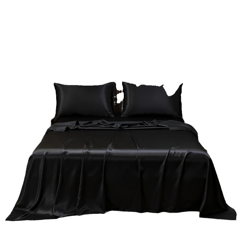 Smooth Satin Bed Sheet with Cooling Effect