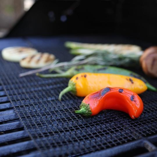 Reusable Non-Stick BBQ Grill Mat - Heat Resistant Cooking Surface