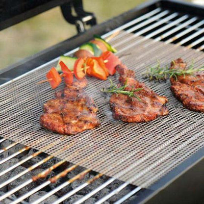 Reusable Non-Stick BBQ Grill Mat - Heat Resistant Cooking Surface